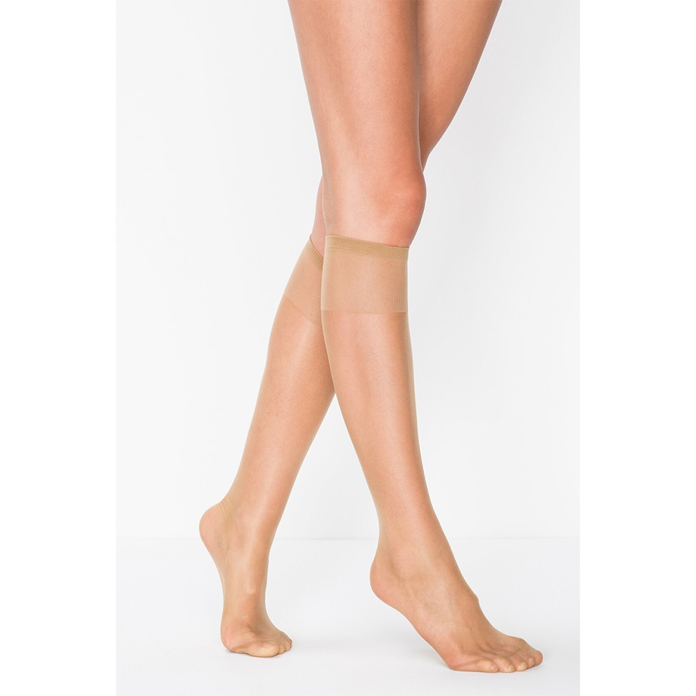 Penti Bayan 15 Den Fit Parlak İnce Dizaltı Pantolon Çorap- 38-Bronz