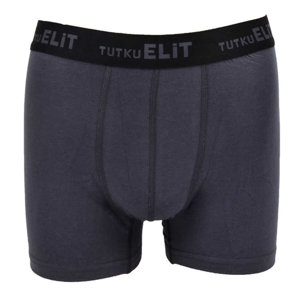Tutku Elit 1252 Erkek Modal Elastan Boxer - Füme - L