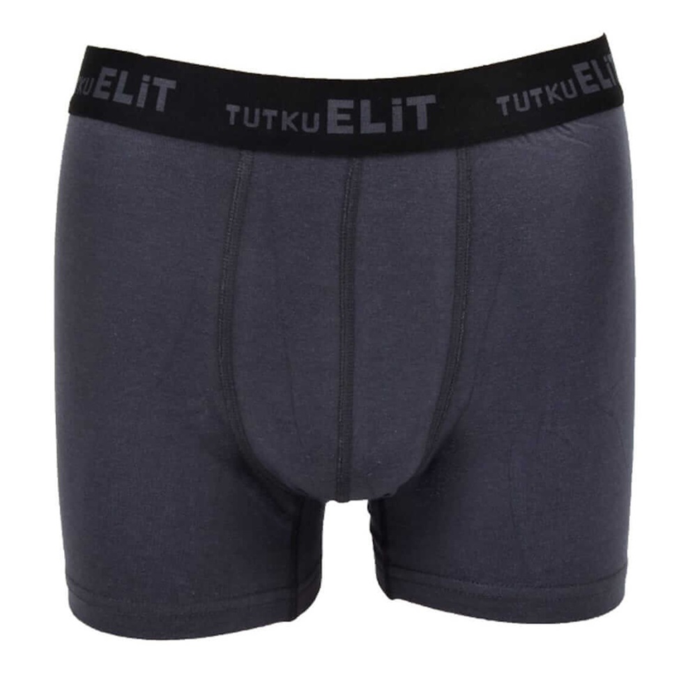 Tutku Elit 1252 Erkek Modal Elastan Boxer - Füme - XL