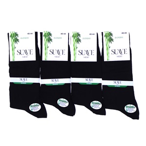 Suave Erkek Bambu Likralı 200 İğne Dikişsiz Soket Çorap - Karışık Renk