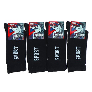 Selimli 0805 Sports Erkek Likralı Sport Tenis Çorap - Lacivert