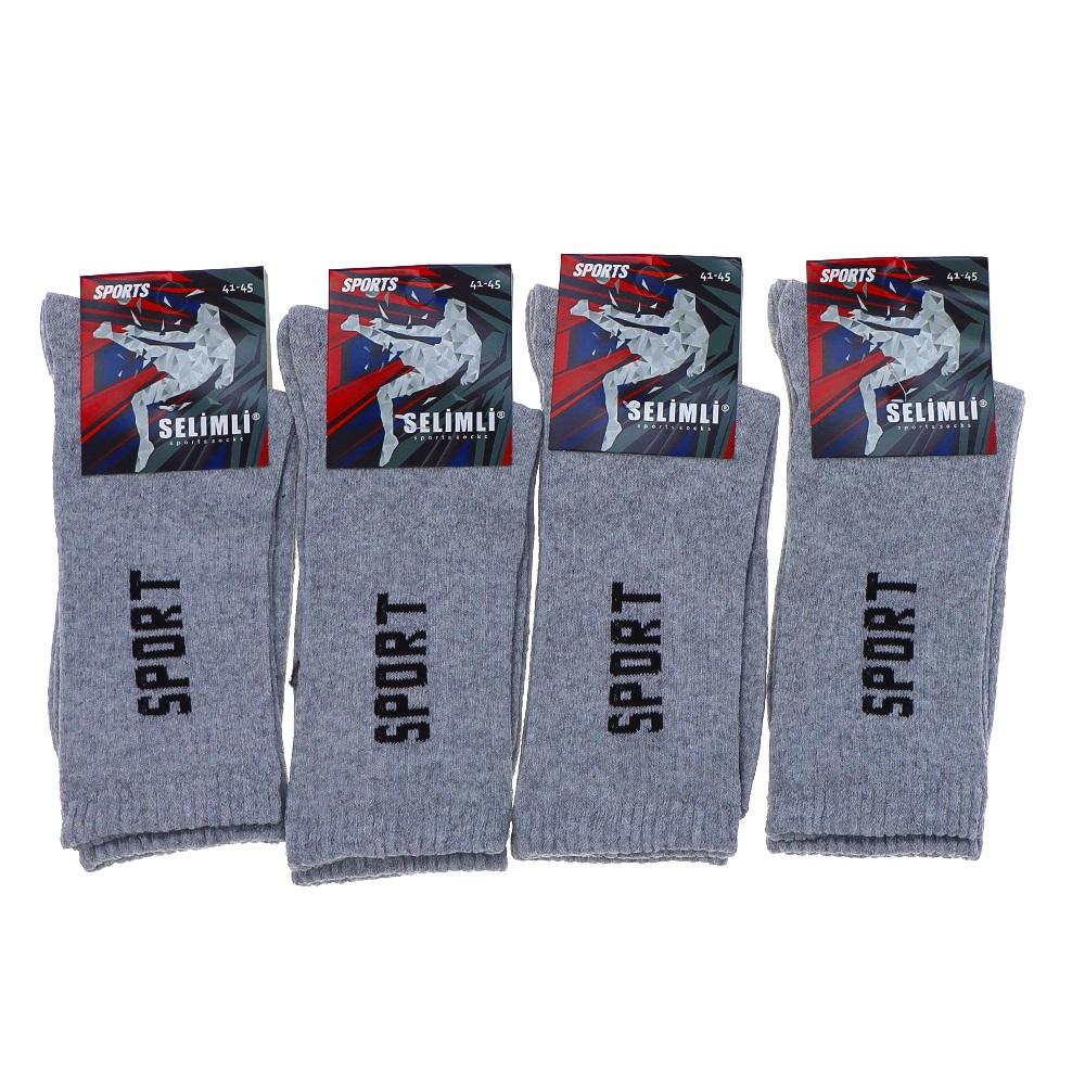 Selimli 0805 Sports Erkek Likralı Sport Tenis Çorap - Lacivert
