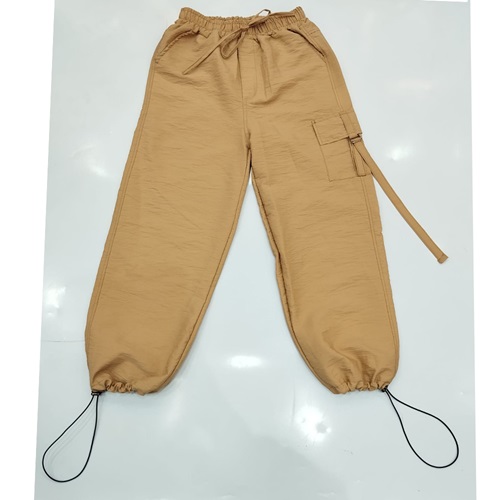 Mixperry 6048 Kız Çocuk Armalı Lastikli Arliva Pantolon 10-13 Yaş - Bej - 10-13 YAŞ