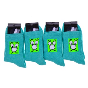 Wanço 0402 Bayan Likralı Desenli Kolej Çorap - Karışık Renk