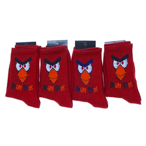 Wanço 0402 Bayan Likralı Desenli Kolej Çorap - Karışık Renk