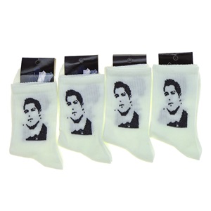 Wanço 0402 Bayan Likralı Desenli Kolej Çorap - Karışık Renk