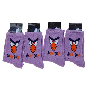 Wanço 0402 Bayan Likralı Desenli Kolej Çorap - Karışık Renk