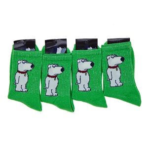 Wanço 0402 Bayan Likralı Desenli Kolej Çorap - Karışık Renk