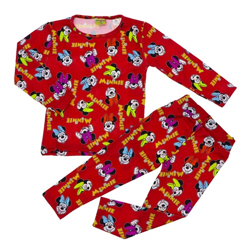 Meleğim Life 202404 Kız Çocuk Dijital Baskılı Takım 3-8 Yaş - Lacivert