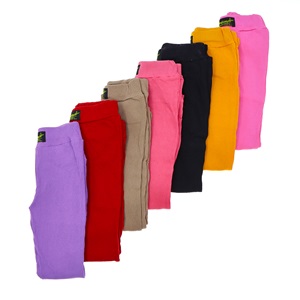 Meleğim 20240004 Kız Çocuk Fitilli Düz Paça Tayt 5-12 Yaş