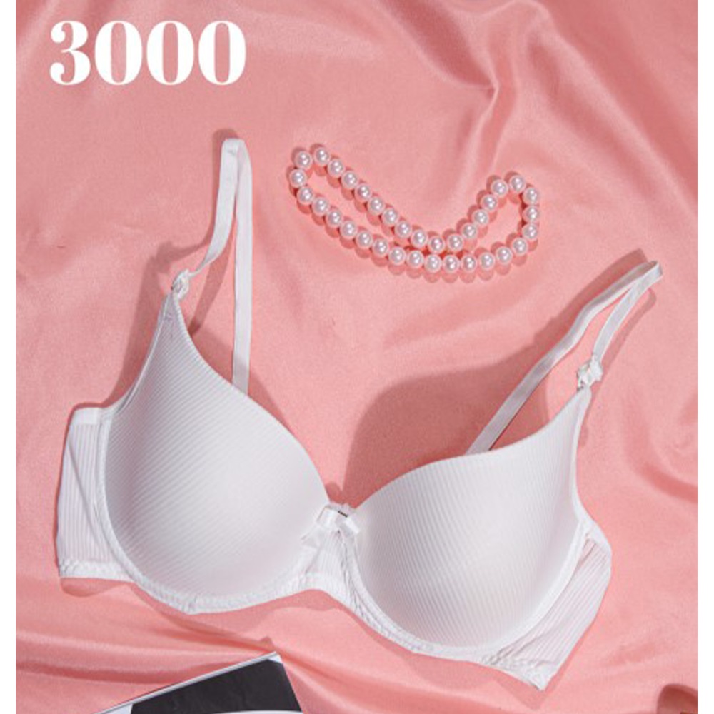 Dökmetaş Bayan Micro Çizgili Boş Sütyen 80- 80-85-95 - Kırmızı