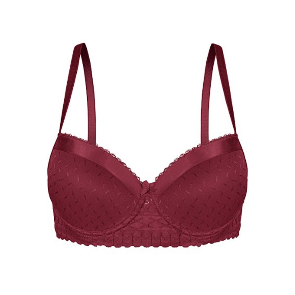 Aysemin ER-5136 Dolgusuz Saten Detaylı Sütyen 80-95 - Ekru - 80-85-90-95