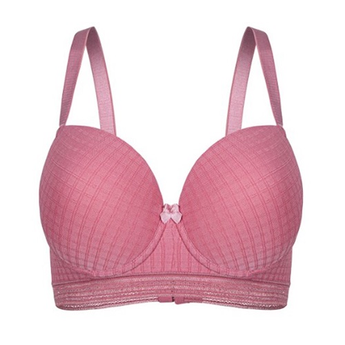 Aysemin ER-5169 Dolgusuz Kendinden Kare Desenli Sütyen 80-95 - Siyah - 80-85-90-95