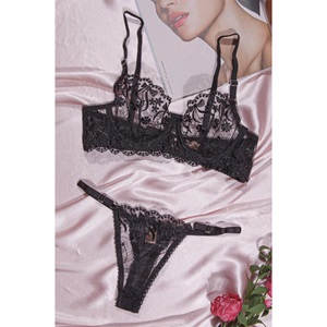 Aysemin ER-7003 Bayan Dantelli Desteksiz Sütyen Takım 75-90 - Gül Kurusu - 75-80-85-90