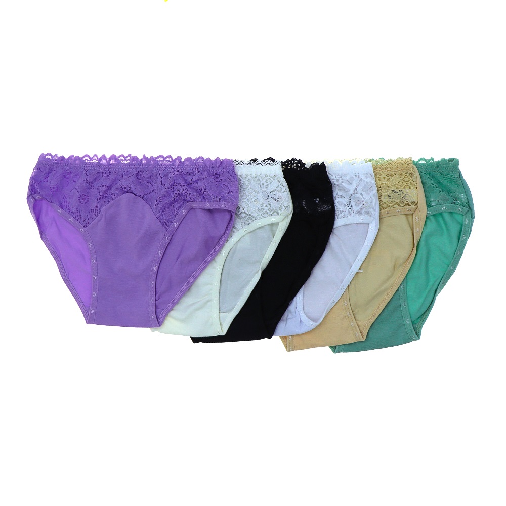 My Aşk 042 Bayan Ön Dantelli Frezya Bikini Külot - Mint Yeşil