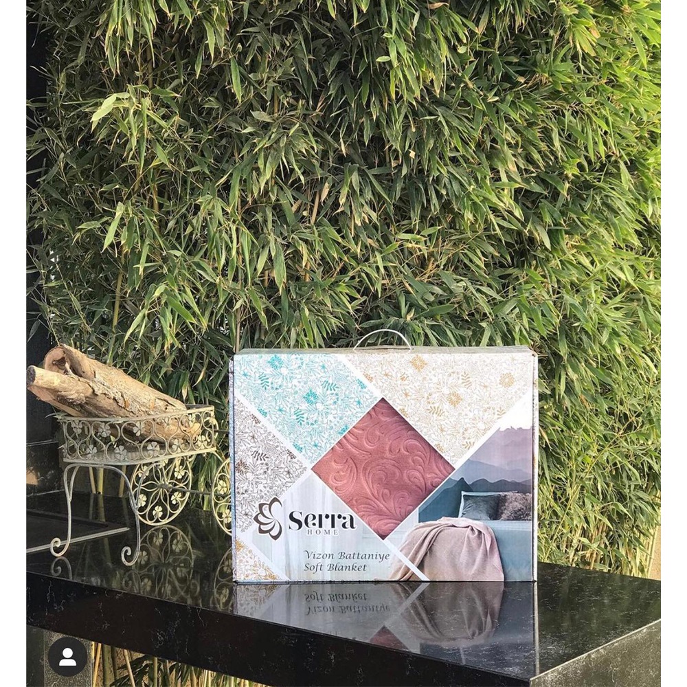 Serra Home Tek Kişilik Kutulu Welsof Battaniye 160X200 CM