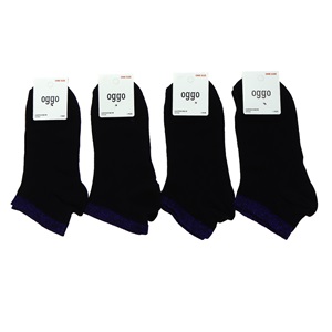 Oggo Bayan Desenli Likralı Yıkamalı Patik Çorap