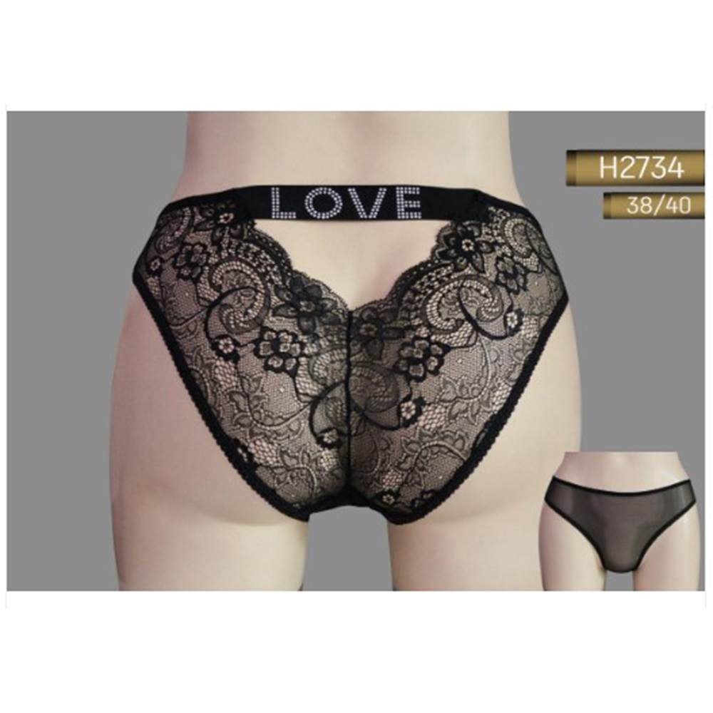 Helena Paris 2734 Bayan Ön Bant Tül Bikini M - Karışık Renk - M