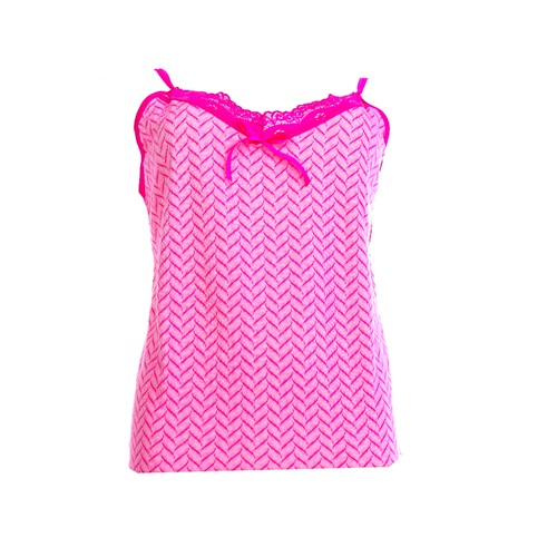 Seramony A-2500 Bayan Penye Dantelli İp Askı Battal Atlet - Karışık Renk - BATTAL