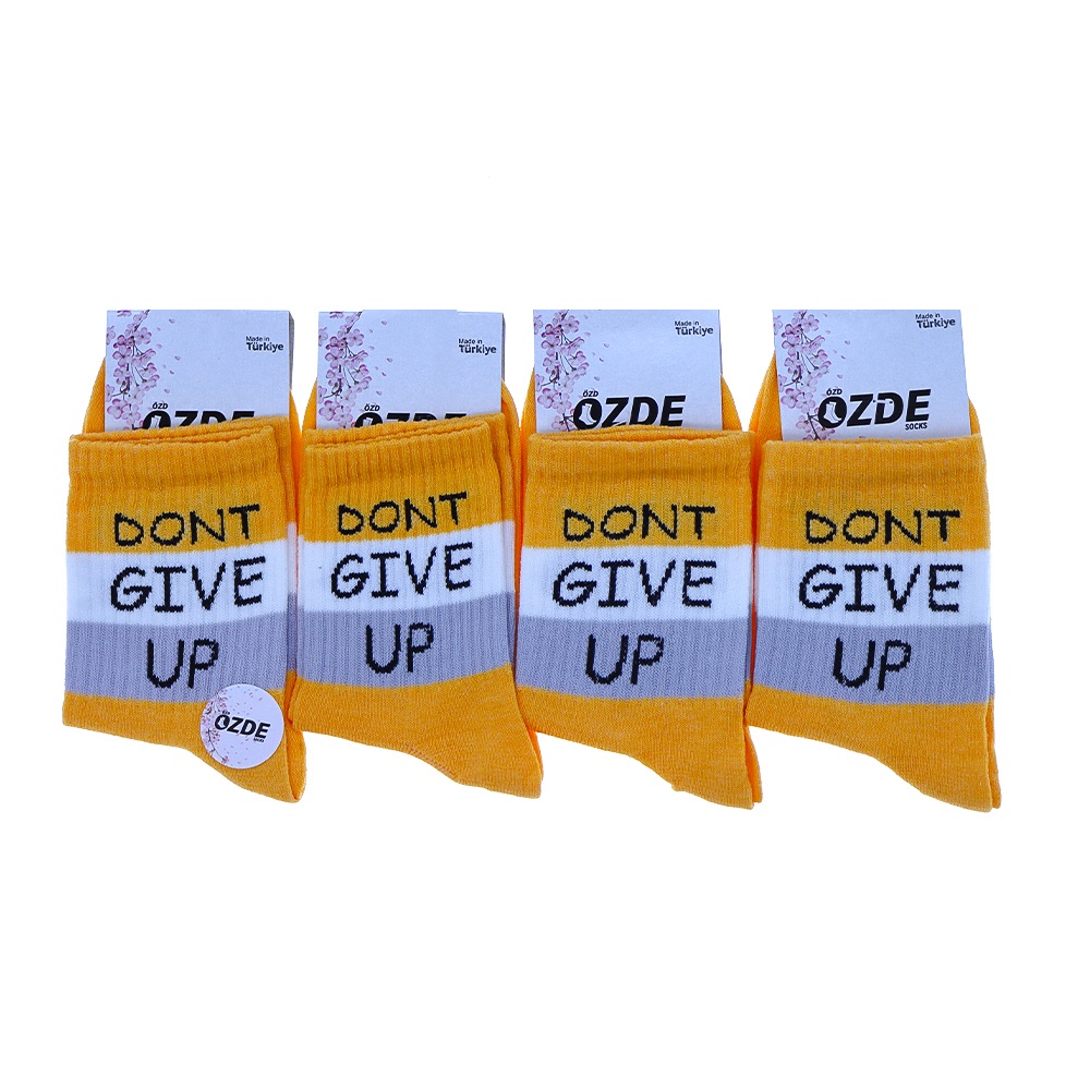 Özde 6807 Bayan Likralı Desenli Mevsimlik Kolej Çorap - Karışık Renk