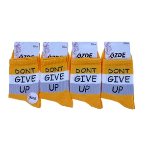 Özde 6807 Bayan Likralı Desenli Mevsimlik Kolej Çorap - Karışık Renk