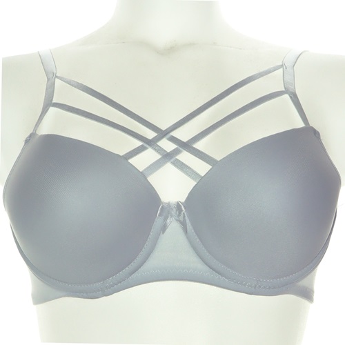 Billiza 1014 Bayan Süngerli Desteksiz Çapraz Askılı Sütyen - Beyaz - 80-85-90-95