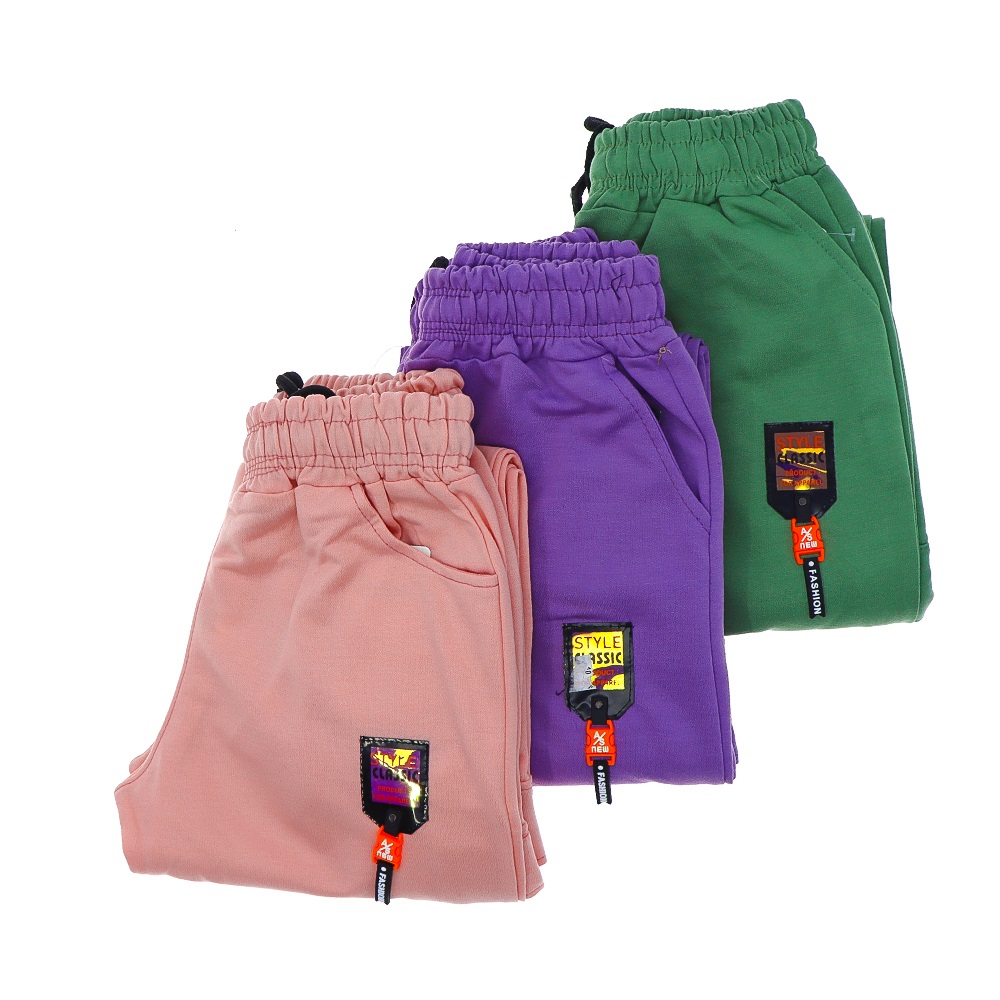 Tonbix 1432 Kız Çocuk 2 İplik Armalı Kargo Cep Pantolon 11-15 Yaş