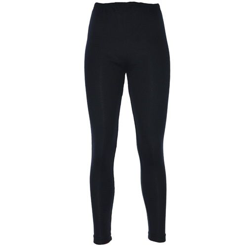 YenTeks 305 Çocuk Kız Garson Likralı Yıkanmış Şardonlu Alt Tayt - Lacivert - 9-12 YAŞ