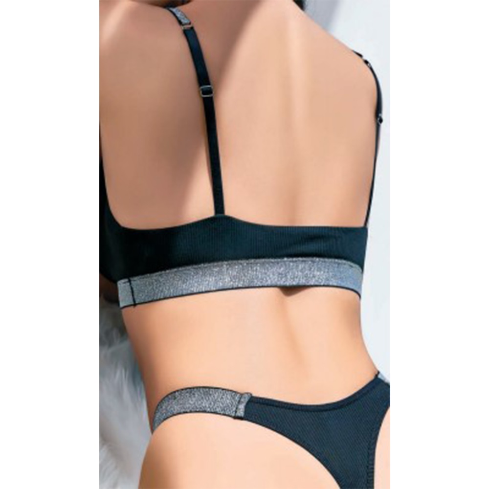 NightLight 3474 Bayan Fantazi Takım Gecelik - Siyah