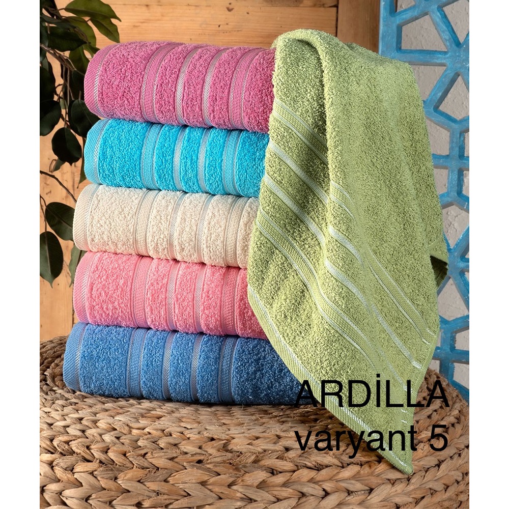 Modamina Ardilla 5.Varyant Banyo Havlusu 70x140 cm - Karışık Renk - 70X140