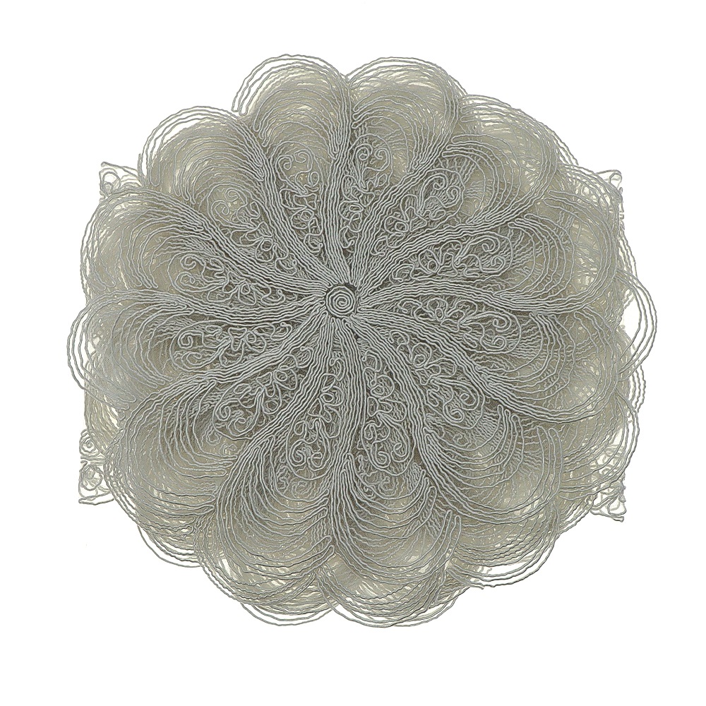 Çeyizland 7 Parça Sufle Set - Gri - PAKET İÇİ TEK RENK