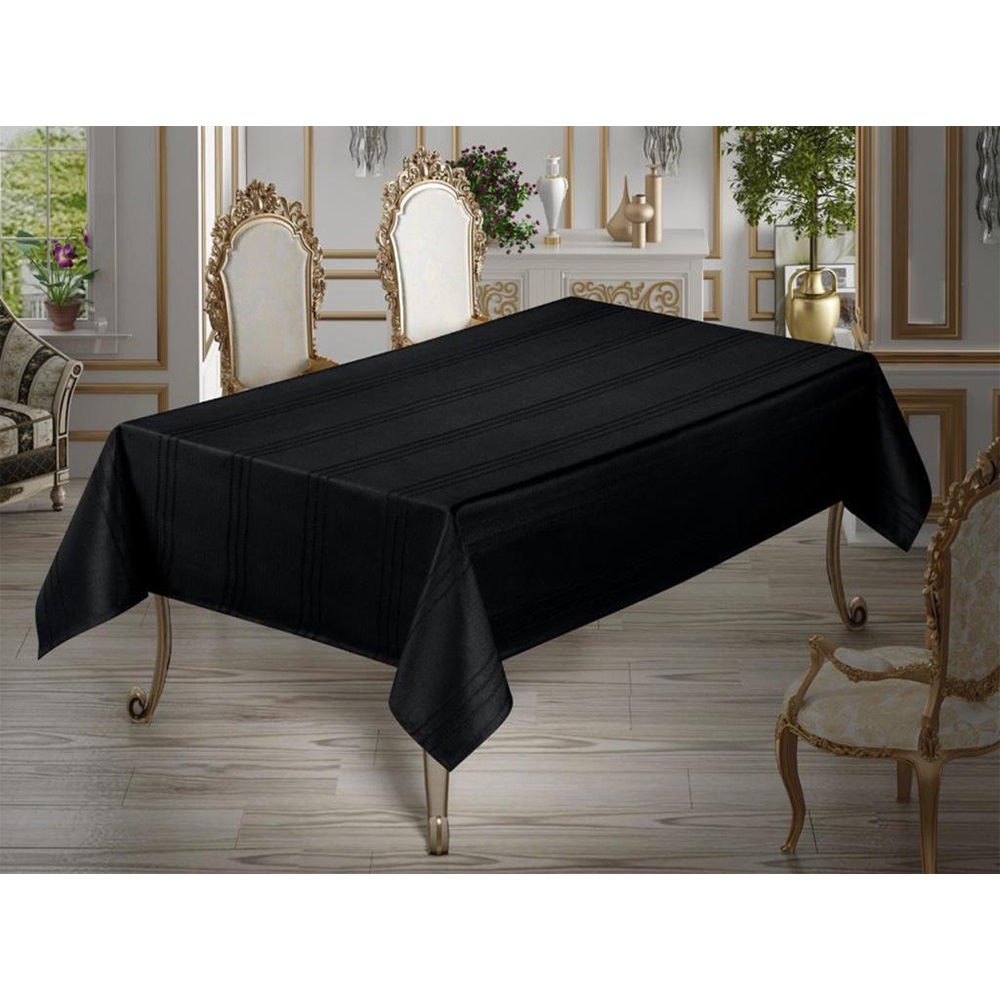 Çeyizland Colber Kare Masa Örtüsü 160x220cm - Ekru - 160X220 CM