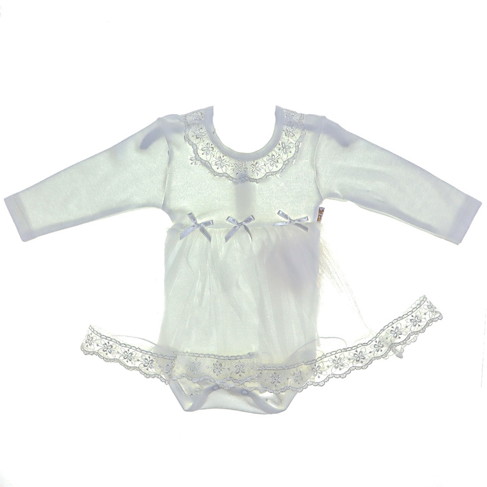 914 Kız Çocuk Zıbınlı Tüllü Elbise 1-3 Yaş