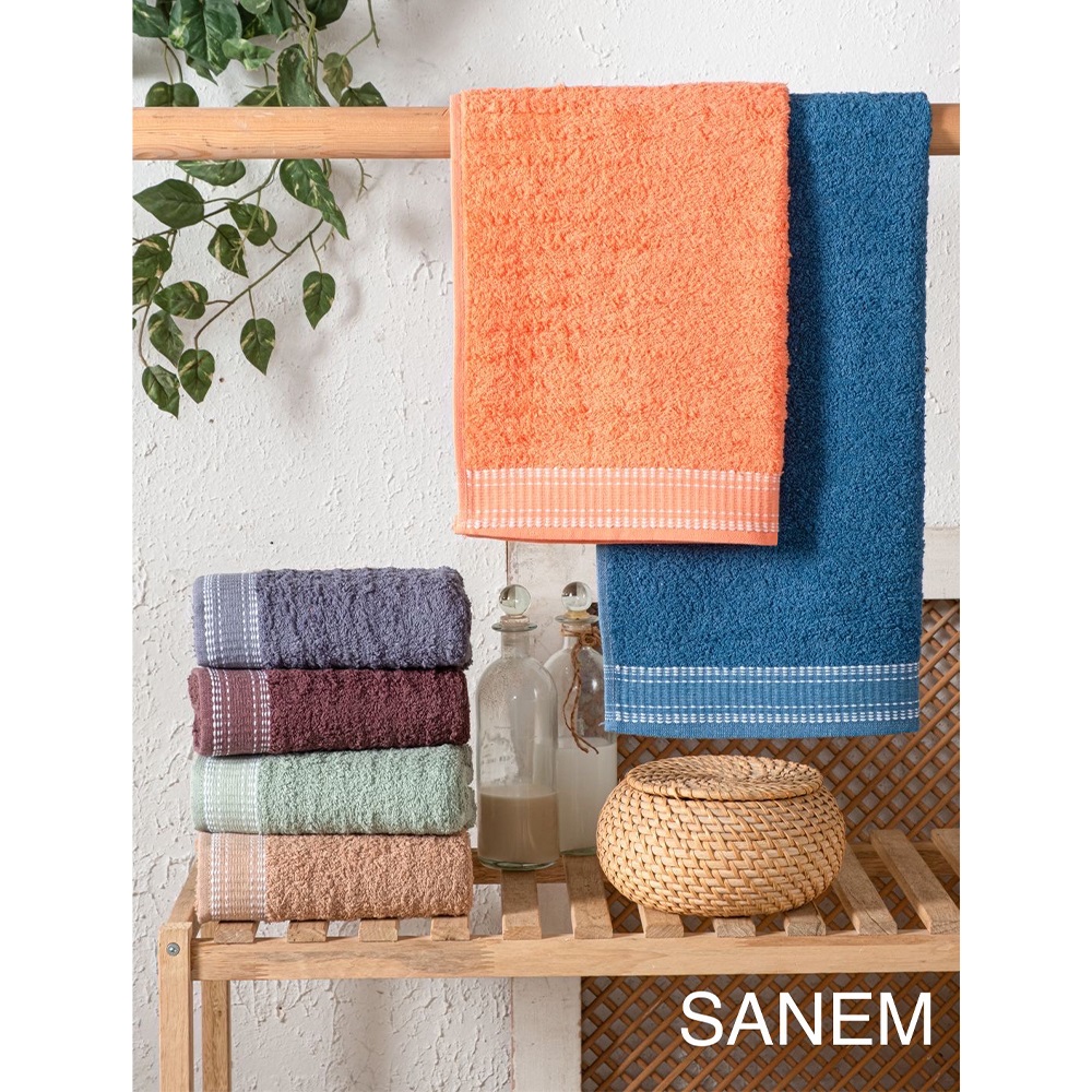 Modamina Sanem El Yüz Havlusu 50X90 Cm - Karışık Renk - 50X90