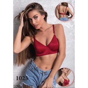 Love Secret Bayan C Cup Dolgusuz Telli Süngerli Şeritli Toparlayıcı Sütyen 80-105 - Saks - 80-85-90-95-100-105