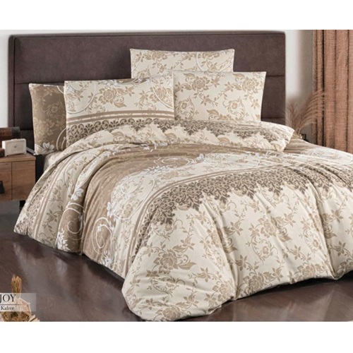 İpeksi Joy 3 Parça Desenli Kutulu Tek Kişilik Nevresim Takımı 160x220cm - joy - Gri - 160X220 CM