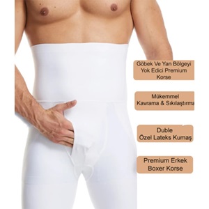 Nzk Man 9300 Erkek Korse Boxer - Siyah