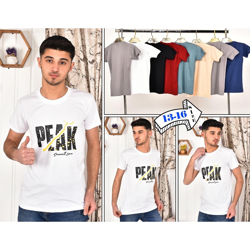 Kardeşler-Erkek Çocuk Peak Baskılı Sweat Tişört 5-8 Yaş