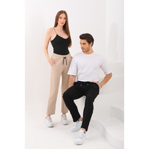 Oysho 384 Unisex Dar Paça Cepli Eşofman Alt S-XL - Bej