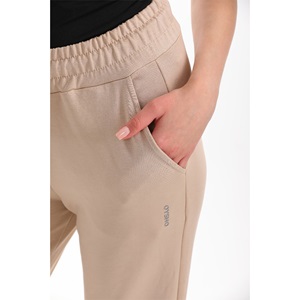 Oysho 384 Unisex Dar Paça Cepli Eşofman Alt S-XL - Bej