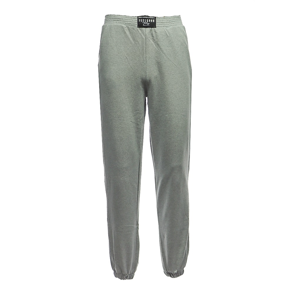 Öz Yıldız 2020 Bayan Penye Paça Lastikli Feelgood Etiketli Eşofman Alt S-XXL - Siyah - S-M-L-XL-2 XL