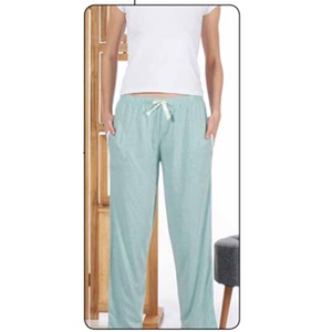 Estiva 121 Bayan Penye Düz Cepli Pijama Tek Alt -S-M-L-XL - Gri