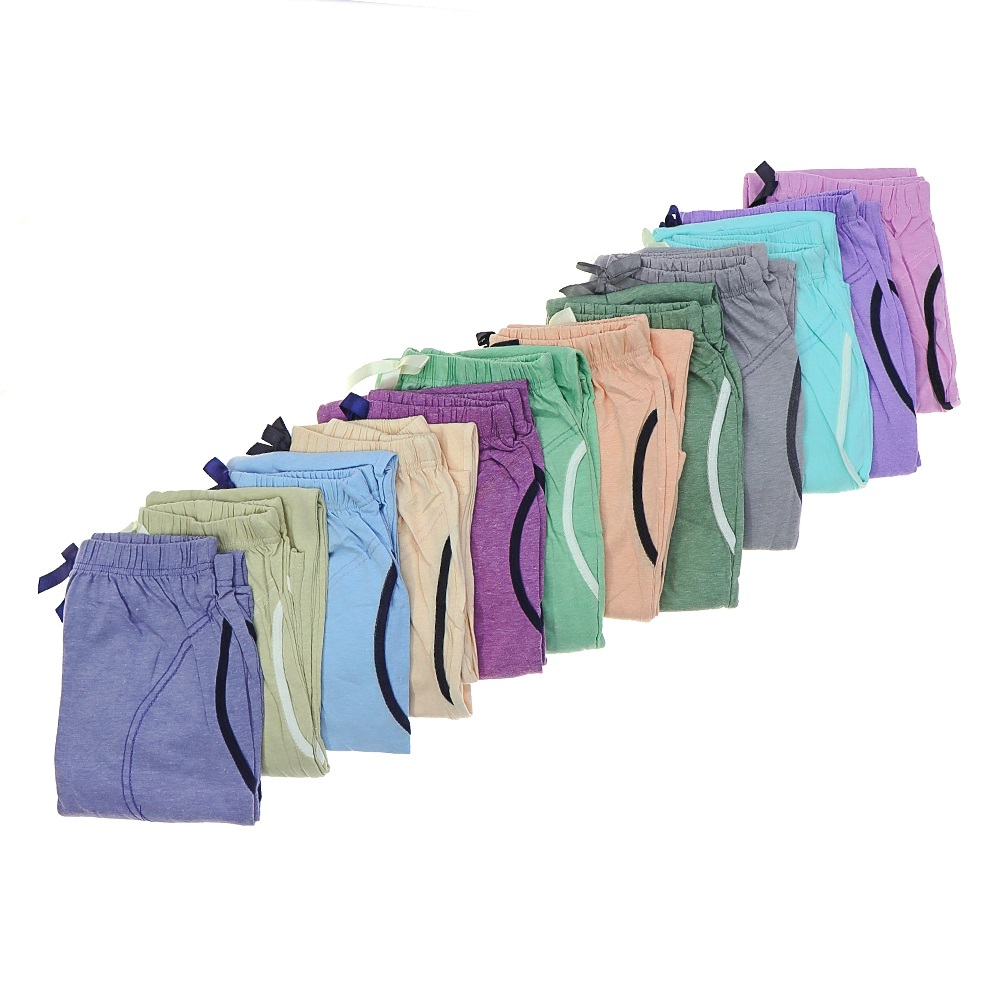 Estiva 121 Bayan Penye Düz Cepli Pijama Tek Alt -S-M-L-XL - Gri