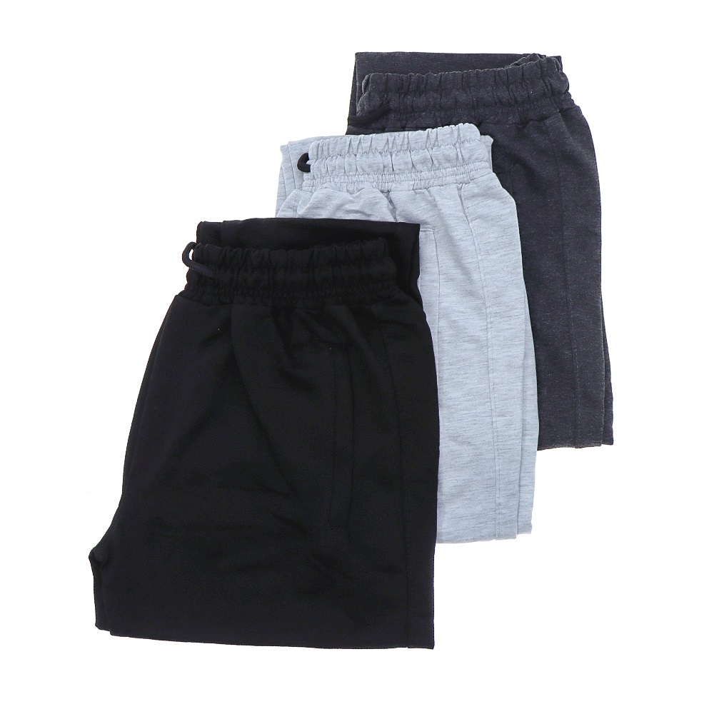 Bozkır 1043 Erkek Flato Resme Kompak Hantal Eşofman Alt 2XL-6XL - Gri - 2XL-3XL-4XL-5XL-6XL