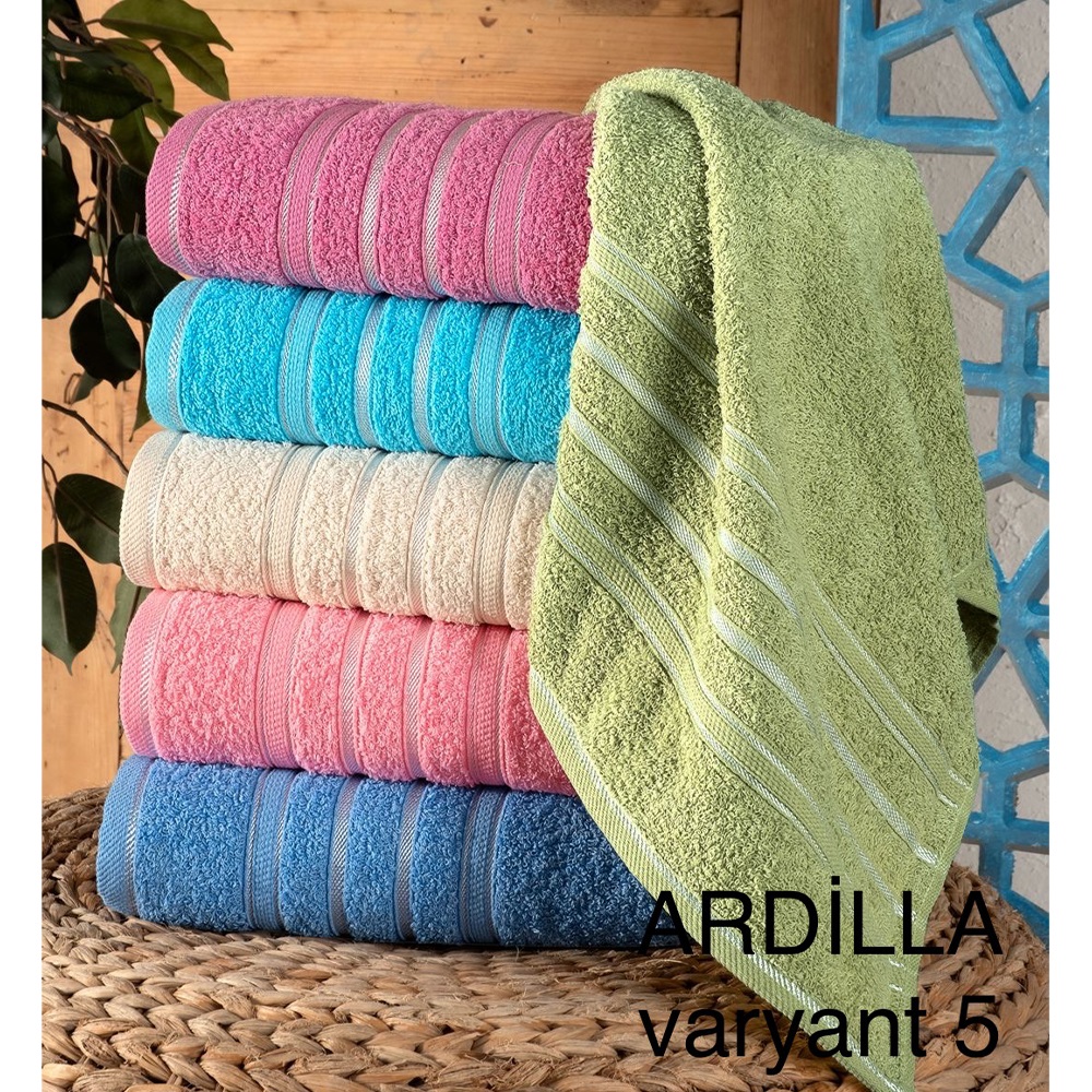 Modamina Ardilla 5.Varyant Banyo Havlusu 90x150 cm - Karışık Renk - 90X150 CM