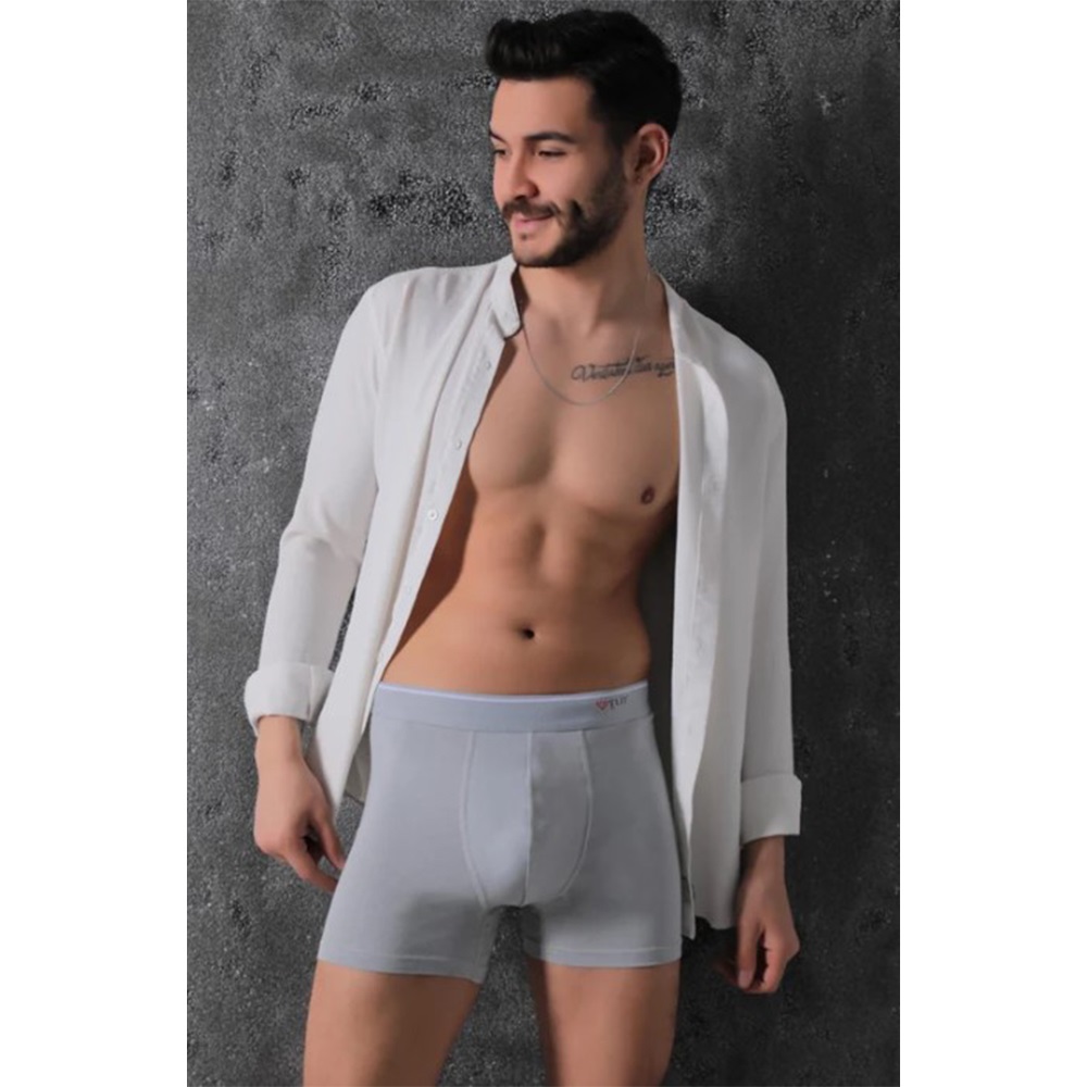 Elit Zümrüt Erkek Likralı Boxer S-2XL