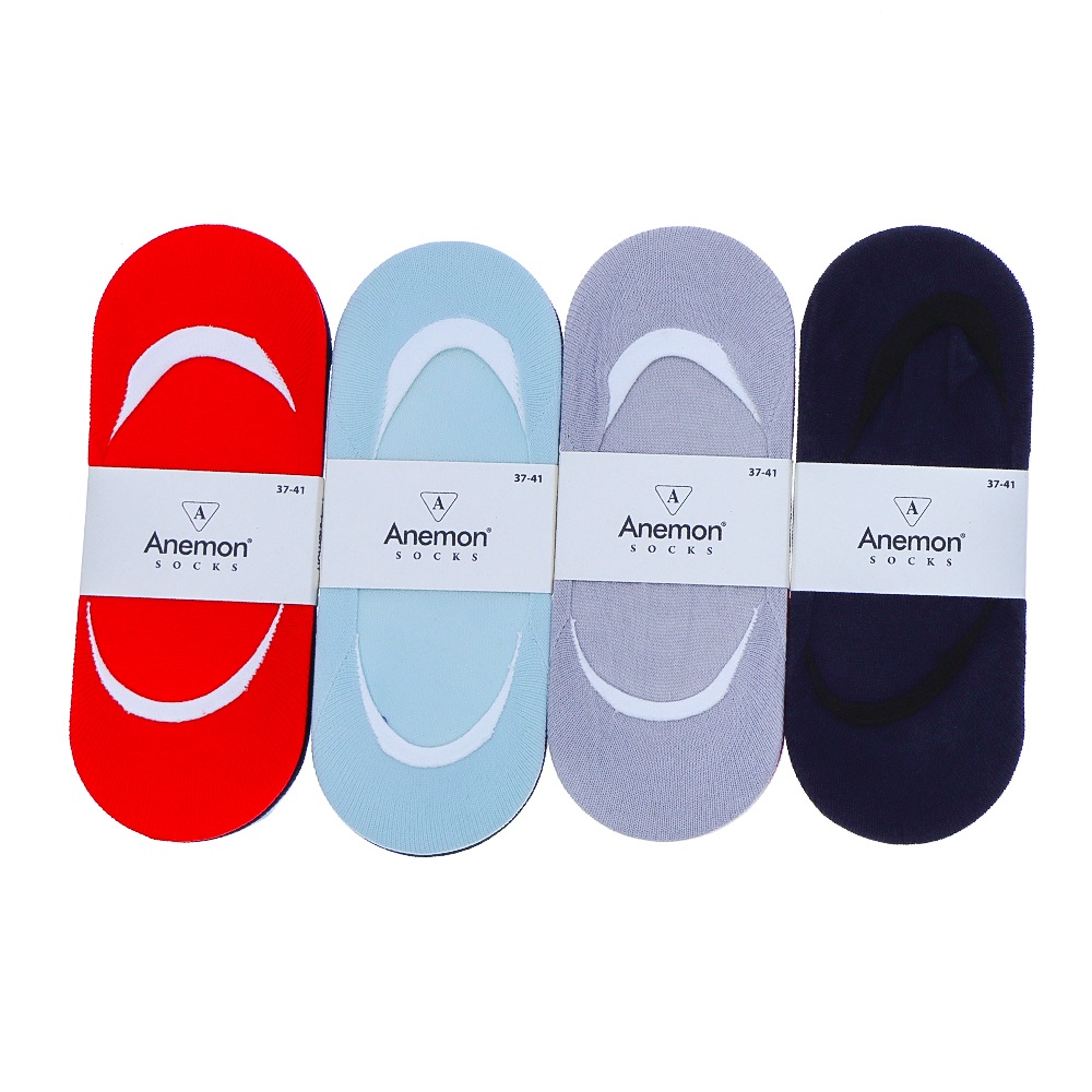 Anemon Bayan Babet Çorap - Karışık Renk - PAKET İÇİ KARIŞIK