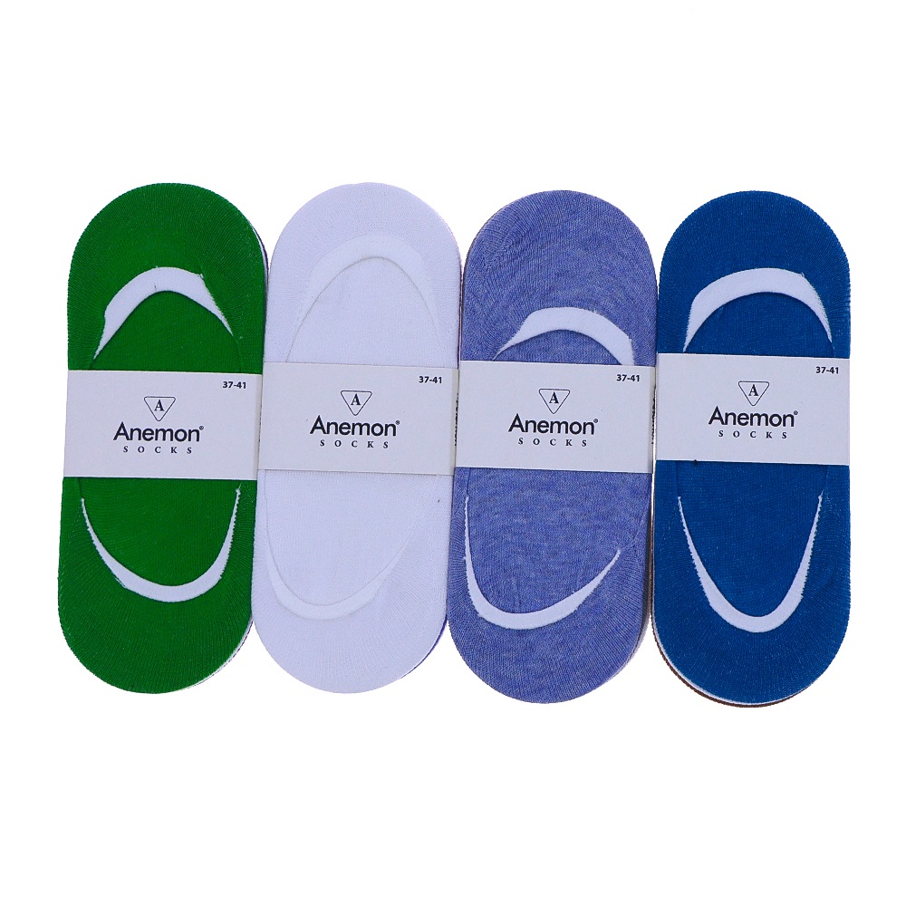 Anemon Bayan Babet Çorap - Karışık Renk - PAKET İÇİ KARIŞIK