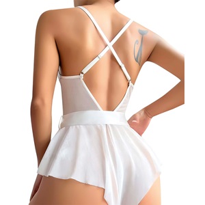 Lily Bicnca 968 Bayan Fantazi Dantelli Babydoll Gecelik