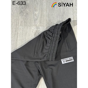 ARE E-633 Erkek Kompak Project Rock Bas Paça Las Eşofman Alt S-XXL - Siyah - S-M-L-XL-2 XL